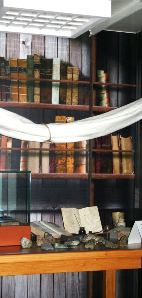 interior of Darwin's cabin